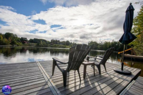 Vue sur le Lac-Bord Lac Lise-Chalets Galaxia